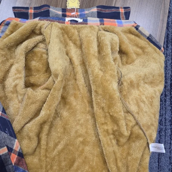 Jiang Vi Xuan Plaid Flannel Button-Up Shirt Shacket Size XS/S - Picture 8 of 10